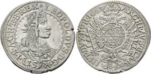 Leopold I. 1657-1705 - 15 Kreuzer 1663 St. ... 