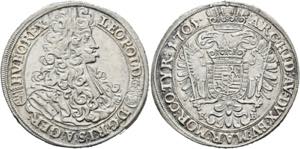 Leopold I. 1657-1705 - 1/2 Taler 1701 KB ... 