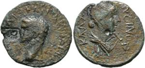 Claudius 41-54 - Lokalbronze (6,97 g). Kopf ... 