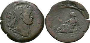 Hadrianus (117-138) - AE-Drachme (15,34 g), ... 