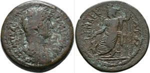 Hadrianus (117-138) - AE-Drachme (28,45 g), ... 