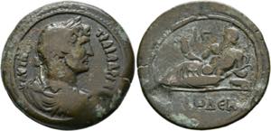 Hadrianus (117-138) - AE-Drachme (24,28 g), ... 