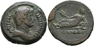 Hadrianus (117-138) - AE-Drachme (15,19 g), ... 