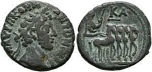 Commodus (177/180-192) - Billon-Tetradrachme ... 