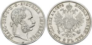 Franz Joseph 1848-1916 - Doppelgulden 1879 ... 