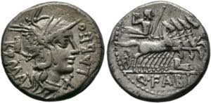 Q. Fabius Labeo - Denarius, (3,78 g), Roma, ... 