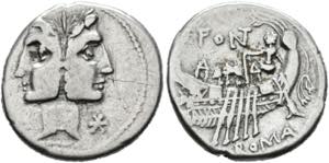 C. Fonteius - Denarius (3,87 g), Roma, ... 
