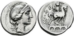 Mn. Aemilius Lepidus - Denarius (3,79 g), ... 