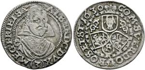 Albrecht 1583-1634 - 3 Kreuzer (Groschen) ... 
