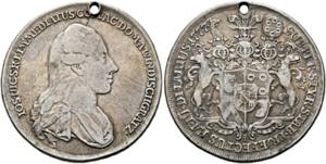 Josef Niklas 1744-1802 - 1/2 Taler 1777 Wien ... 