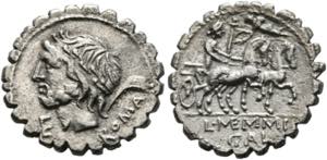 L. Memmius Galeria - Denarius (Serratus) ... 