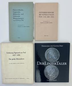 Nmismatische Literatur - Lot 4 Stück; ... 