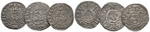Wolfgang II. 1565-1615Lot 3 Stück; Groschen ... 
