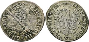 Friedrich III. 1688-170118 Groschen 1699 S-D ... 