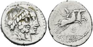 C. Marcius Censorinus - Denarius (3,81 g), ... 