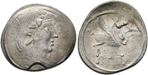 Imitationen römischer Münzen - Denarius ... 