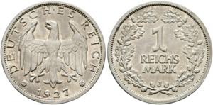 Weimarer Republik 1919-1942Reichsmark 1927 J ... 