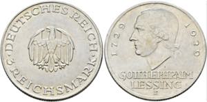 Weimarer Republik 1919-19993 Reichsmark 1929 ... 