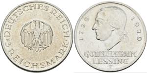 Weimarer Republik 1919-20003 Reichsmark 1929 ... 