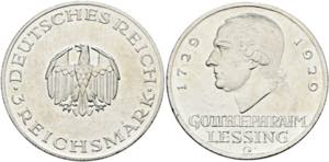 Weimarer Republik 1919-20013 Reichsmark 1929 ... 