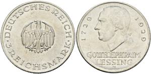Weimarer Republik 1919-20023 Reichsmark 1929 ... 