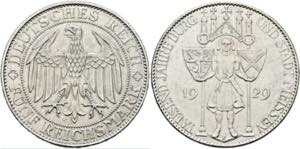 Weimarer Republik 1919-20115 Reichsmark 1929 ... 