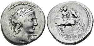 P. Crepusius - Denarius (3,97 g), Roma, 82 ... 