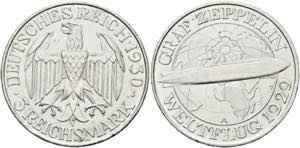 Weimarer Republik 1919-20253 Reichsmark 1930 ... 