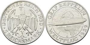 Weimarer Republik 1919-20355 Reichsmark 1930 ... 