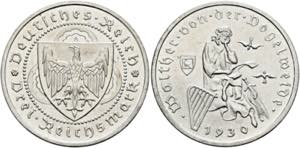 Weimarer Republik 1919-20373 Reichsmark 1930 ... 