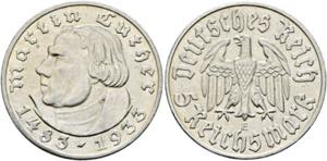 Drittes Reich 1933 - 19675 Reichsmark 1933 E ... 