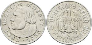 Drittes Reich 1933 - 19695 Reichsmark 1933 G ... 