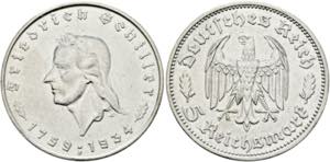 Drittes Reich 1933 - 19745 Reichsmark 1934 F ... 