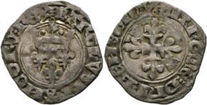 Karl VI. 1380-1422Florette o.J. (Gros zu 20 ... 