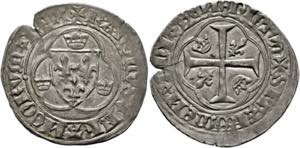 Karl VII. 1422-1461Blanc à la couronne o. ... 