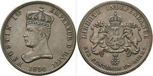 HAITI6 1/4 Centimes 1850  - KM 64.1 - ... 