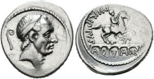 L. Marcius Philippus - Denarius (3,99 g), ... 