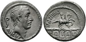 L. Marcius Philippus - Denarius (3,56 g), ... 