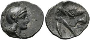 Tarentum - Diobol (1,04 g), ca. 325-280 v. ... 