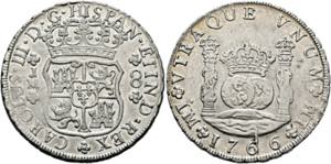 Carlos III. 1759-17888 Reales 1766 LM/JM ... 