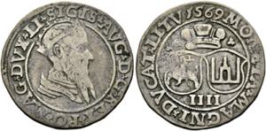 Sigismund II. August 1548-15724 Groschen ... 
