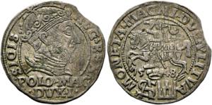 Sigismund II. August 1548-1572Groschen 1548 ... 