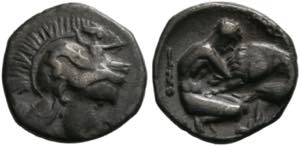 Tarentum - Diobol (1,11 g), ca. 325-280 v. ... 