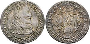 Sigismund III. 1587-1632VI Groschen 1596 ... 