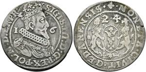 Sigismund III. 1587-1632Ort 1624 Danzig ... 