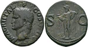 Agrippa (gest. 12 v.Chr.) - As (11,85 g), ... 