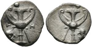 Tarentum - Obol (0,59 g), ca. 280-228 v. ... 