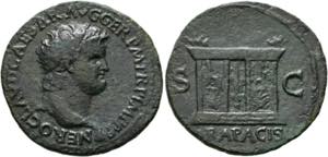 Nero (54-68) - As (9,51 g), Lugdunum (Lyon), ... 