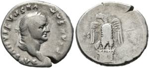Vespasianus (69-79) - Denarius (3,18 g), ... 