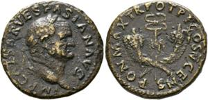 Vespasianus (69-79) - Dupondius (10,55 g), ... 